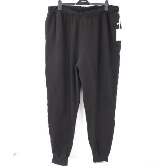 Nwt Good American Sweatpants Women 7 Cotton Drawstring Tapered Leg Casual jogger - Picture 1 of 10